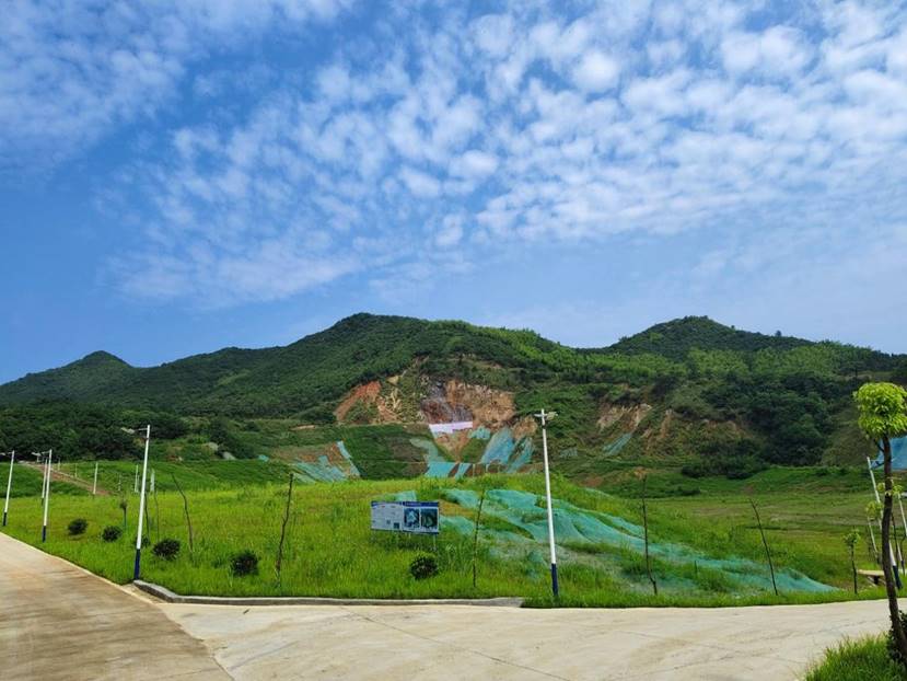 銅山、前山露天采坑復墾項目完成